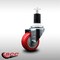 Service Caster 3'' SS Red Poly Wheel Swivel 1-1/2'' Expanding Stem Caster SCC-SSEX20S314-PPUB-RED-112 - alternate 4